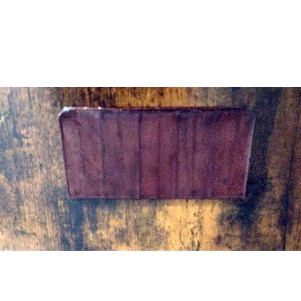 Vintage Genuine Eel Skin Men's Wallet, Deep Burgundy Mahogany